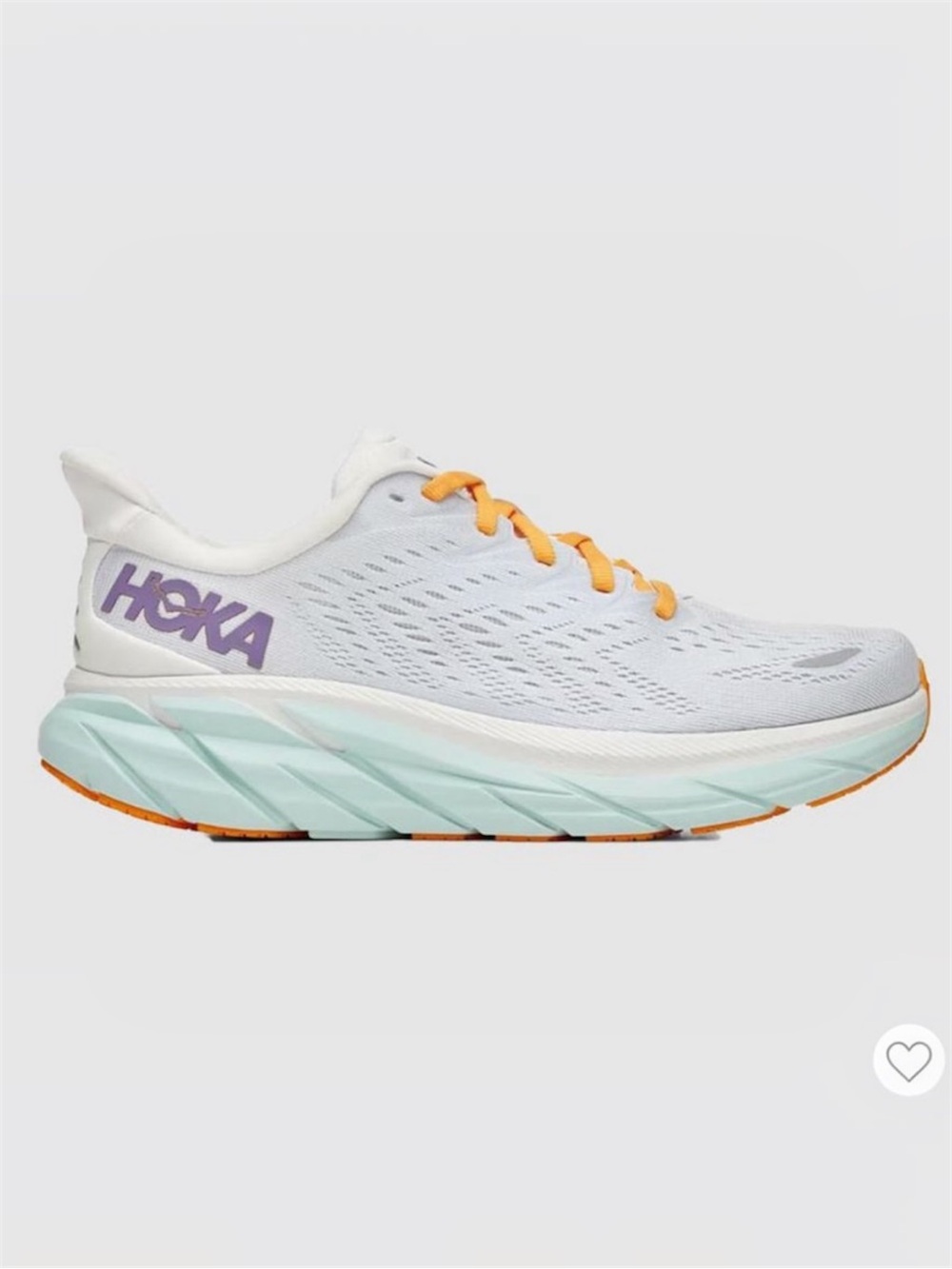 Hoka Women's Clifton 8 Running Shoes Blanc De Blanc/White 5.5 Wide